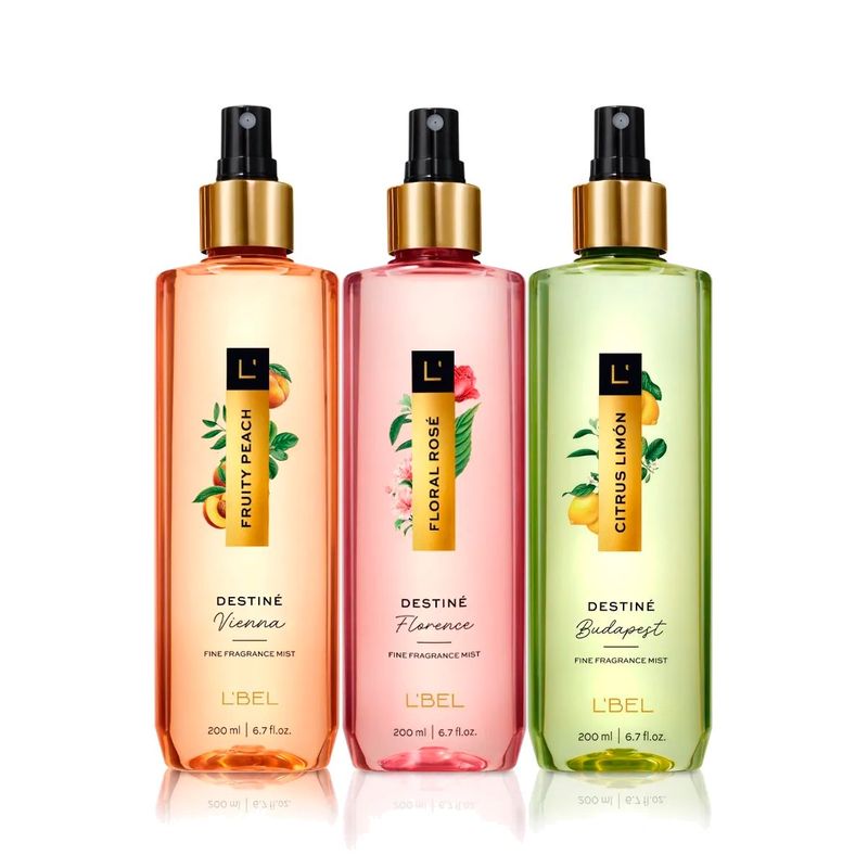 LBEL - Colección Colonias Destiné Florence Vienna Budapest x3