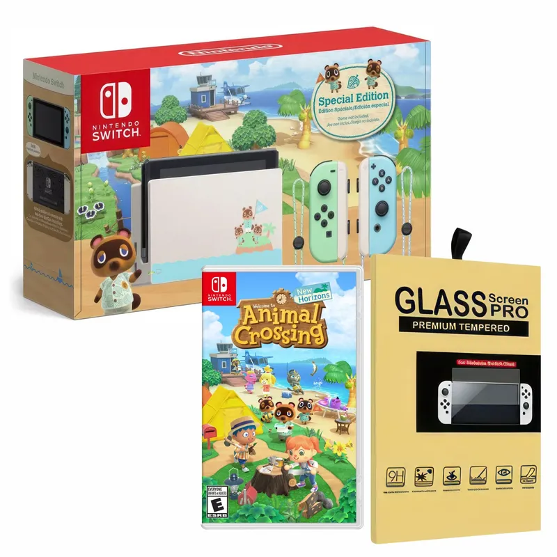 NINTENDO - Consola Nintendo Switch Animal Crossing EU +Animal Crossing +Mica