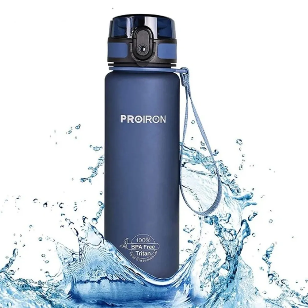 PROIRON - Tomatodo Libre de BPA de 1 Litro Azul