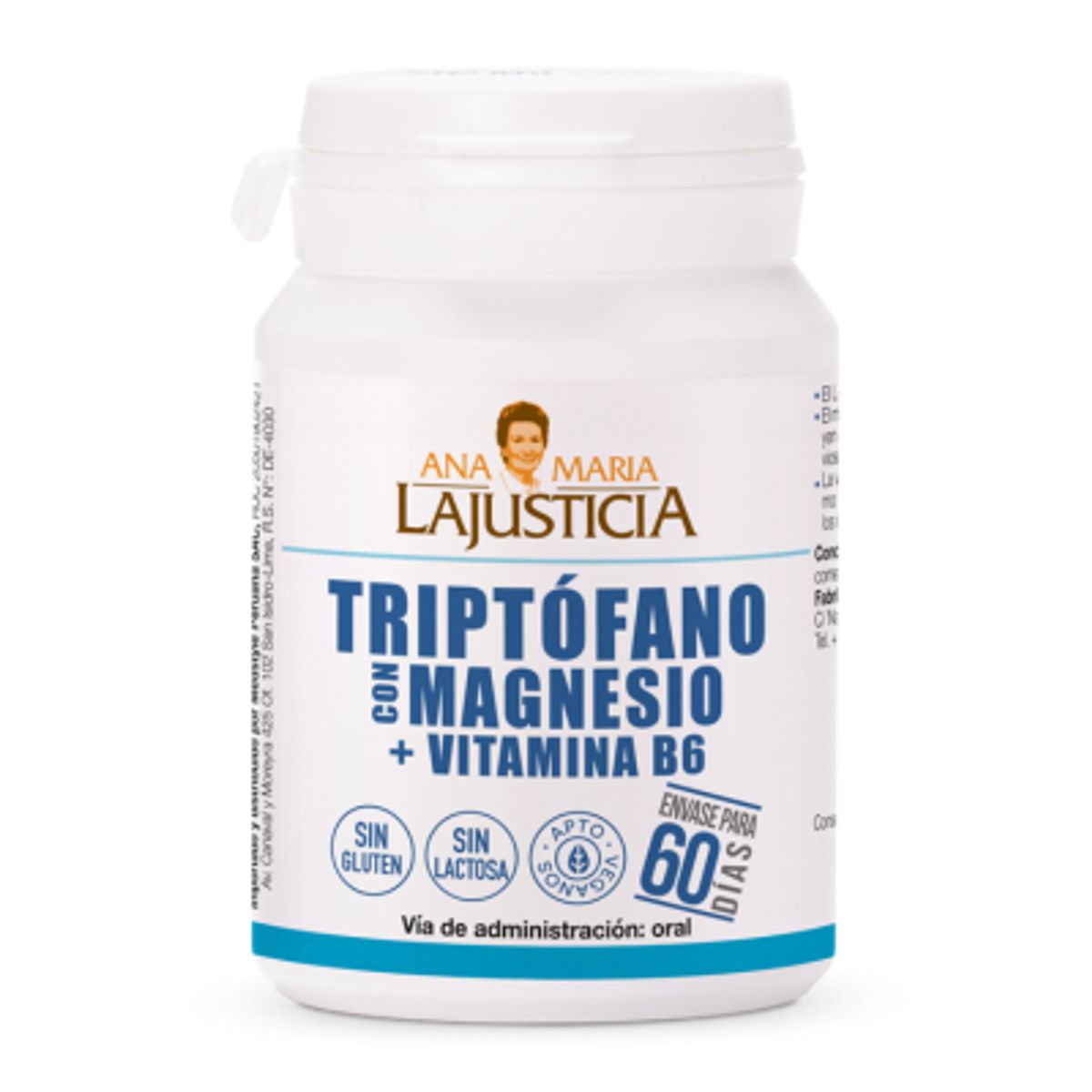 ANA MARIA LAJUSTICIA - PACK ANTI ESTRÉS   2 TRIPTÓFANO CON MAGNESIO + VITAMINA B6   60 comprimidos