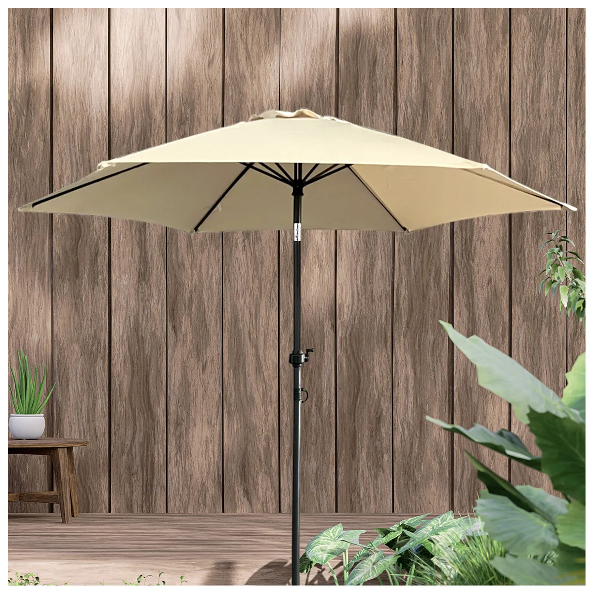 NOVAHUS - Quitasol Buzios Beige 218x230 cm