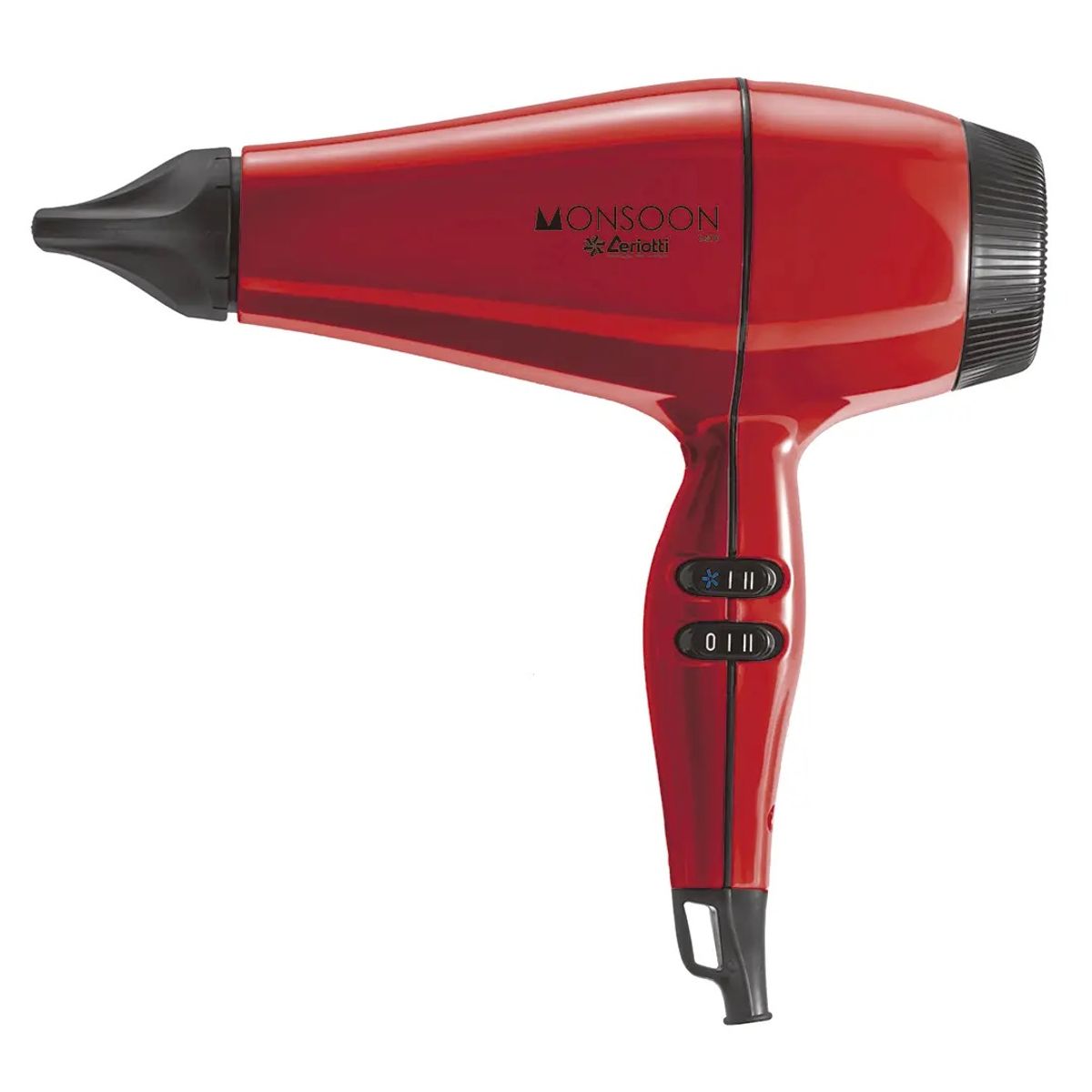 CERIOTTI - Secador De Cabello Profesional MONSOON 3400 - Rojo
