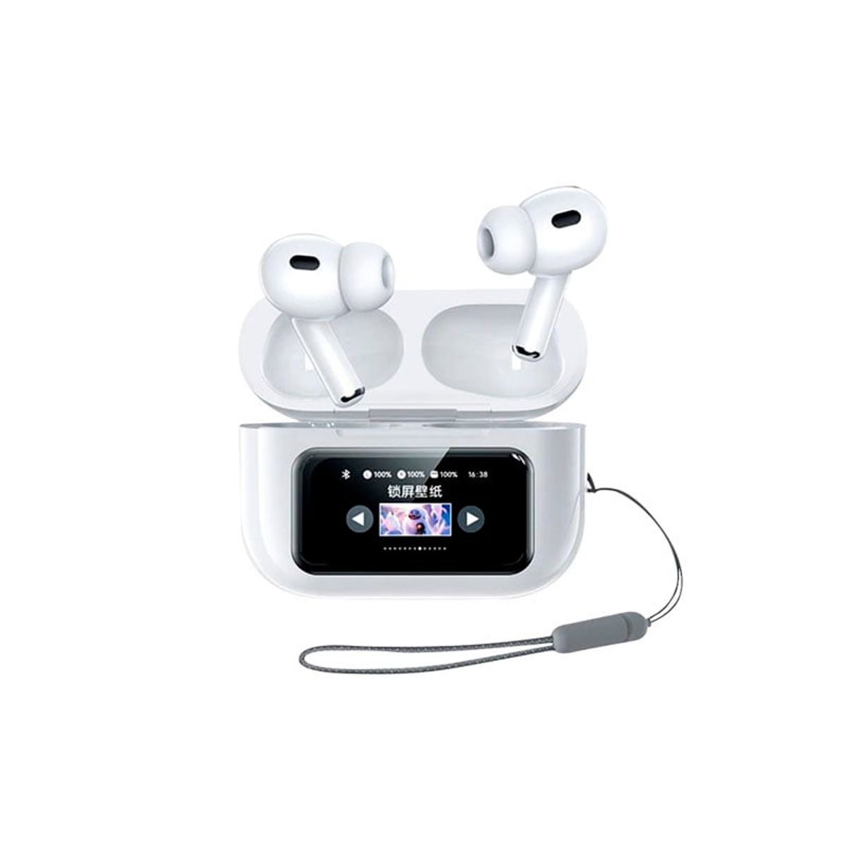 REMAX - AUDIFONOS REMAX W30N TWS ANC + PANTALLA BLANCO