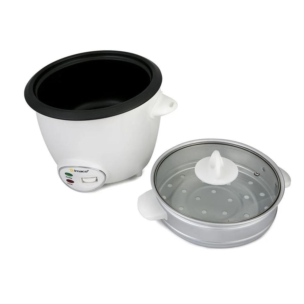 IMACO - Olla Arrocera Imaco 15L con vaporera RC15VE  Blanco