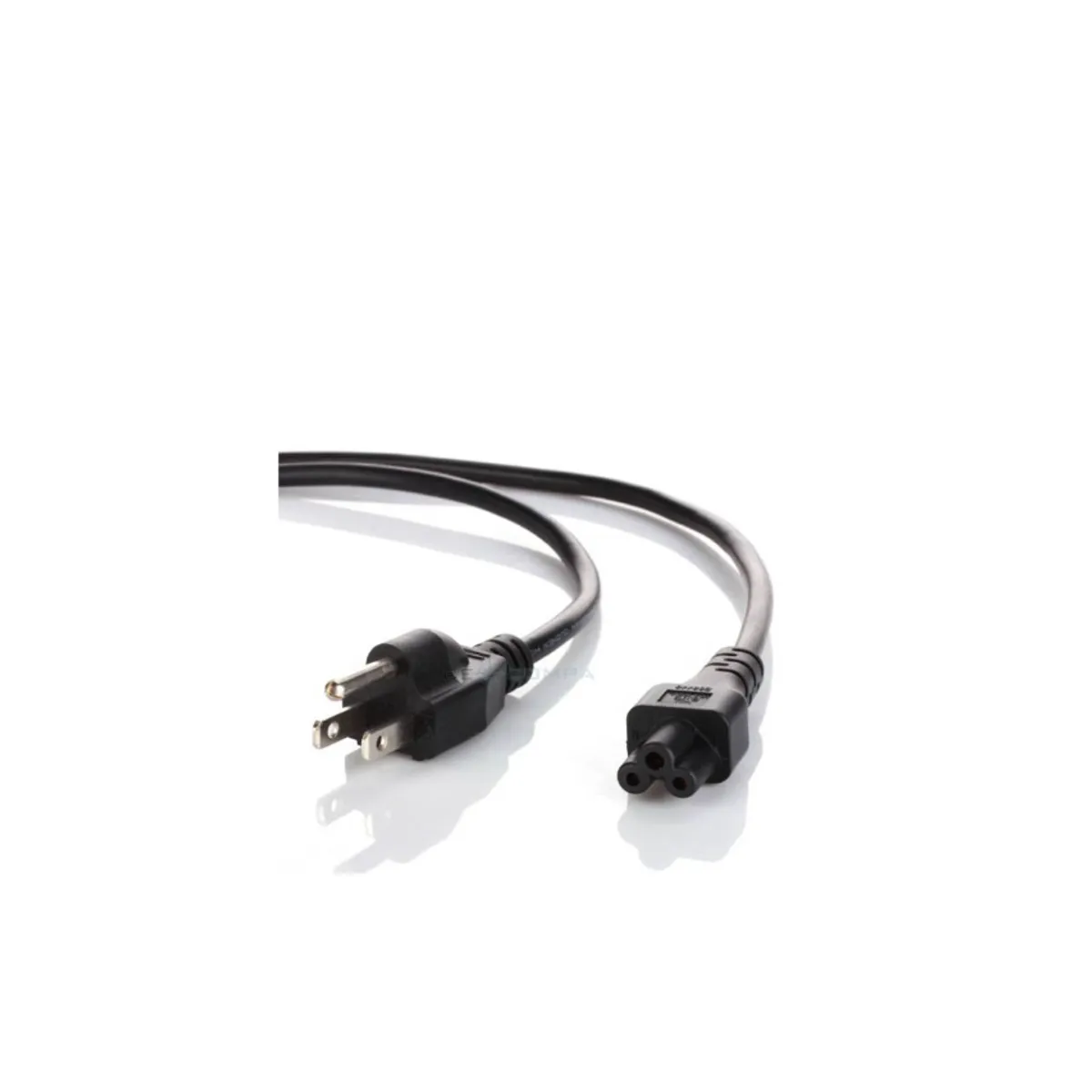 GENERICO - Cable de Poder Universal 1.8 Metros 3 Puntas Negro