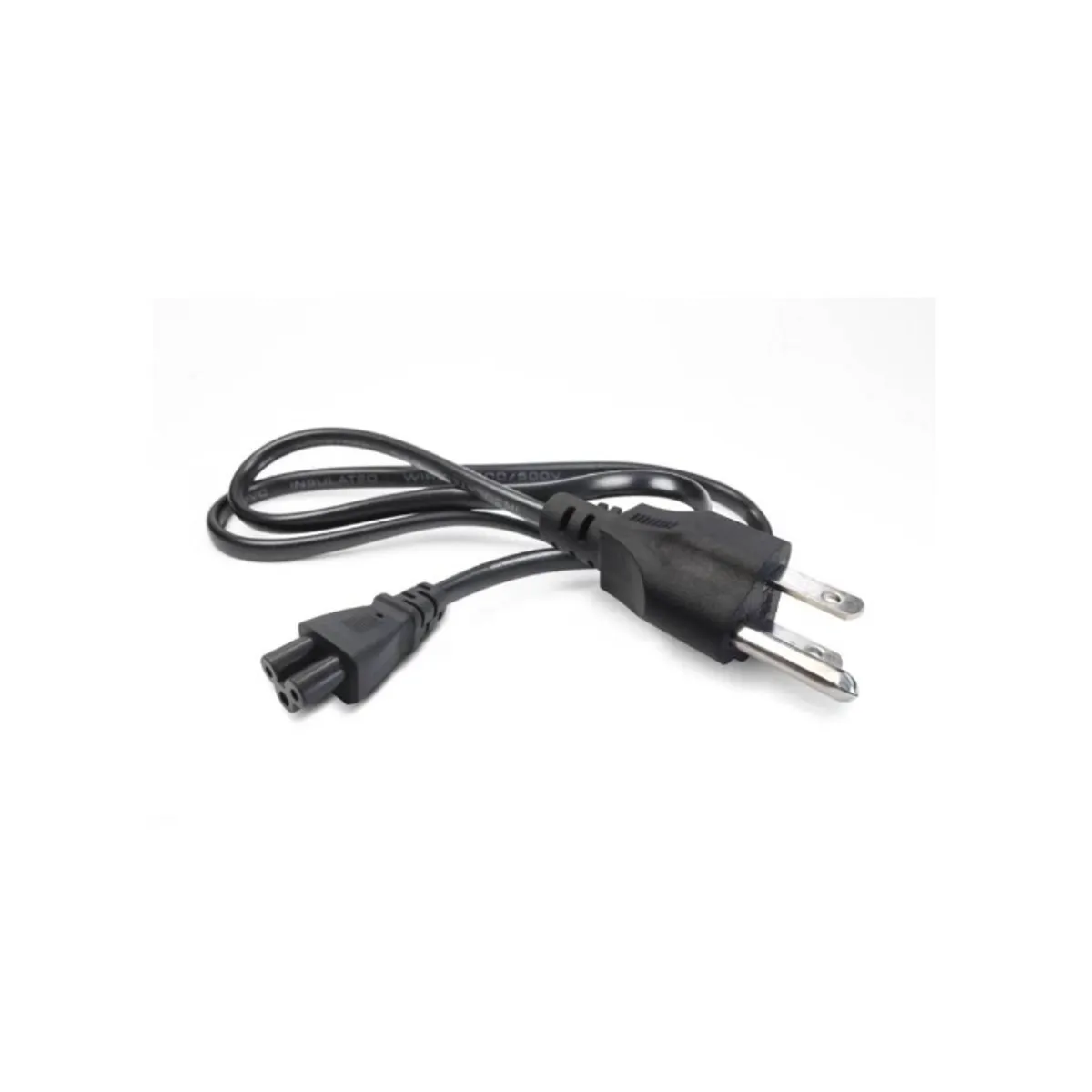 GENERICO - Cable de Poder Universal 1.8 Metros 3 Puntas Negro