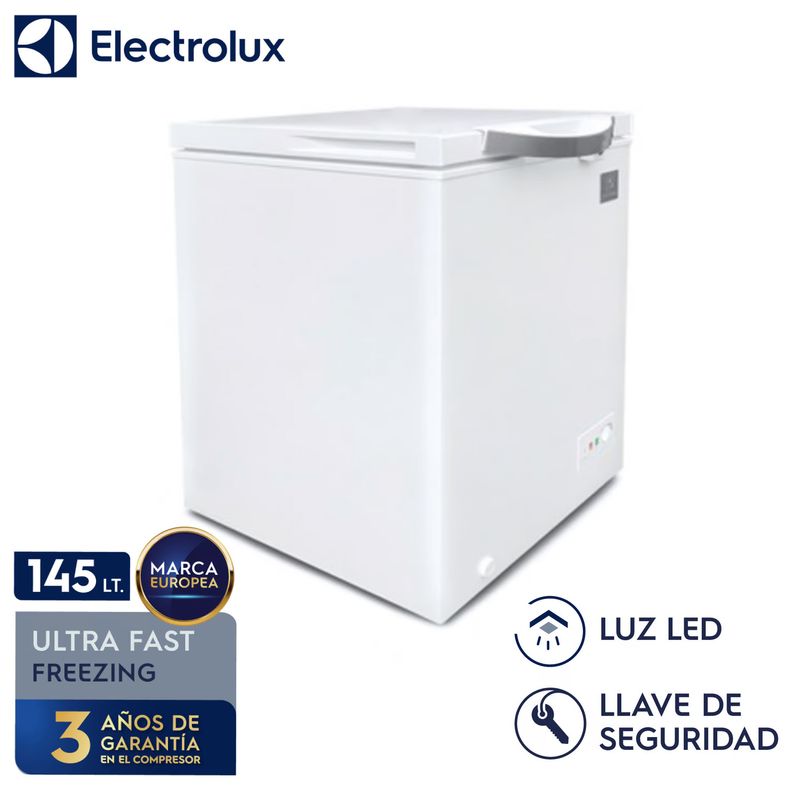 ELECTROLUX - Congeladora Electrolux EFC15A2HPWB 145L Blanco