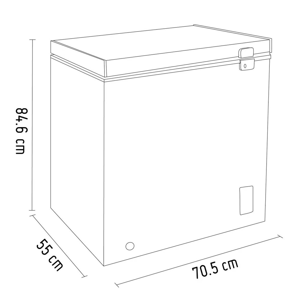 ELECTROLUX - Congeladora Electrolux EFC15A2HPWB 145L - ALUMINIO GOFRADO