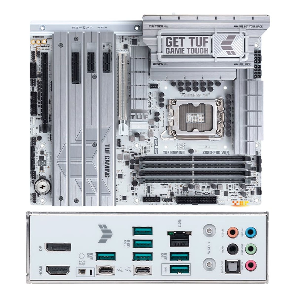 ASUS - Motherboard ASUS TUF GAMING Z890-PRO WIFI LGA 1851 HDMI DP ATX