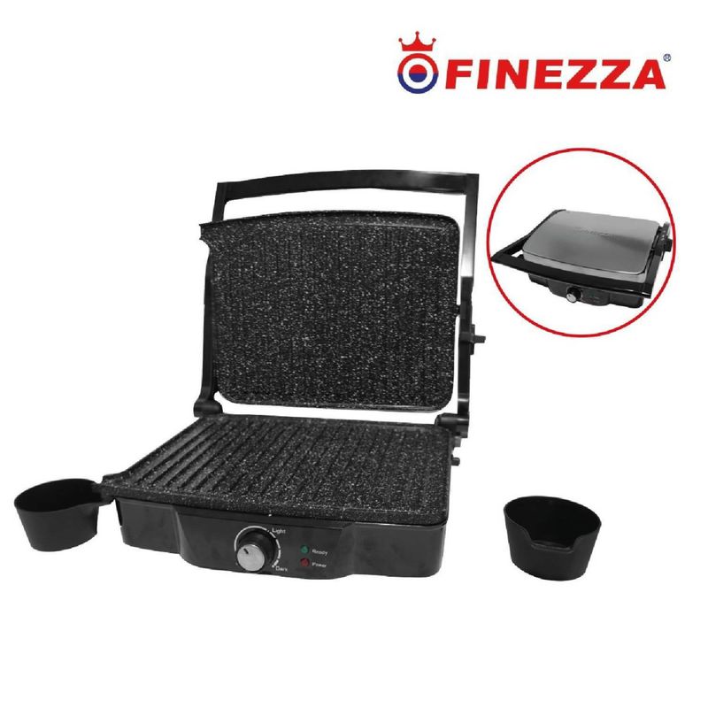 FINEZZA - Sandwichera Grill con Control Temperatura FINEZZA FZ-802EG