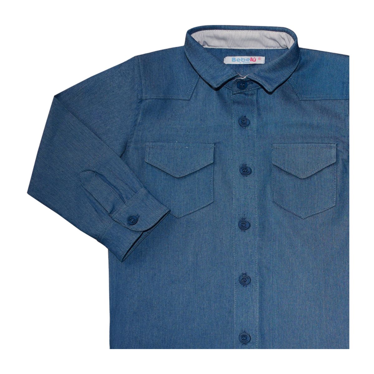 BEBELU - Camisa Chambray Felix Manga Larga Para Niño Bebelú