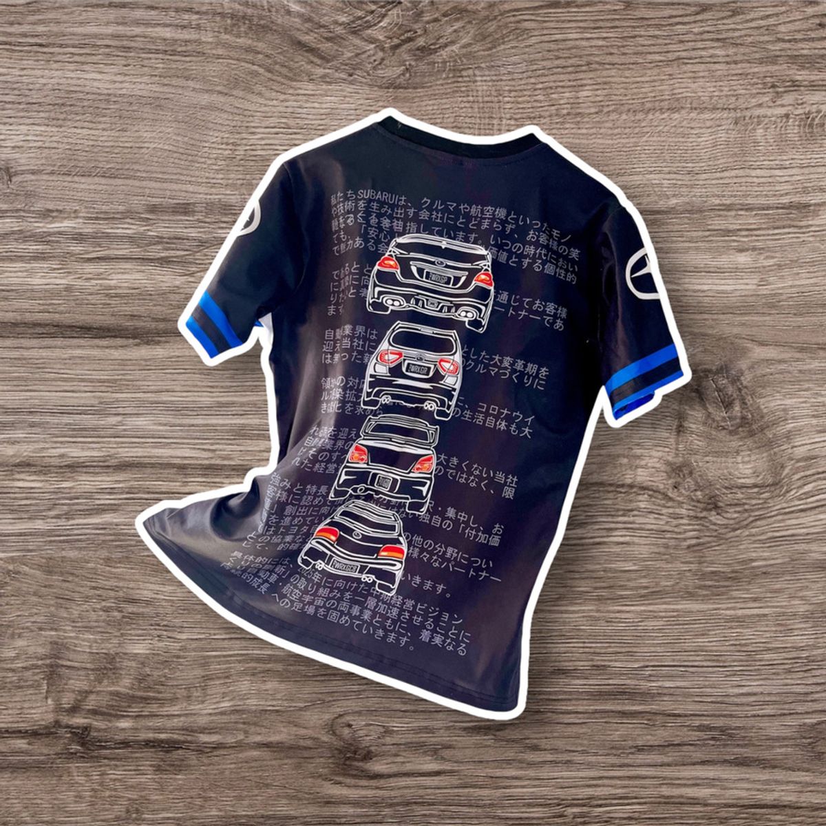 GENERICO - Polo Subaru Impreza Evo Camiseta WRX Rally WRC