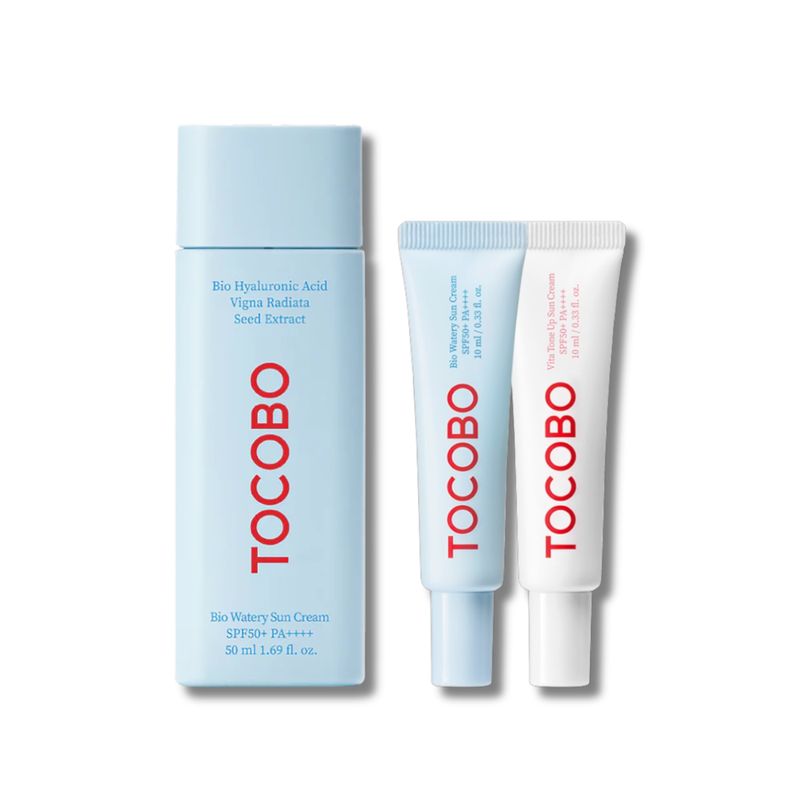 TOCOBO - Bio Watery Sun Cream + Deluxe Set Tocobo Pack Protector Solar