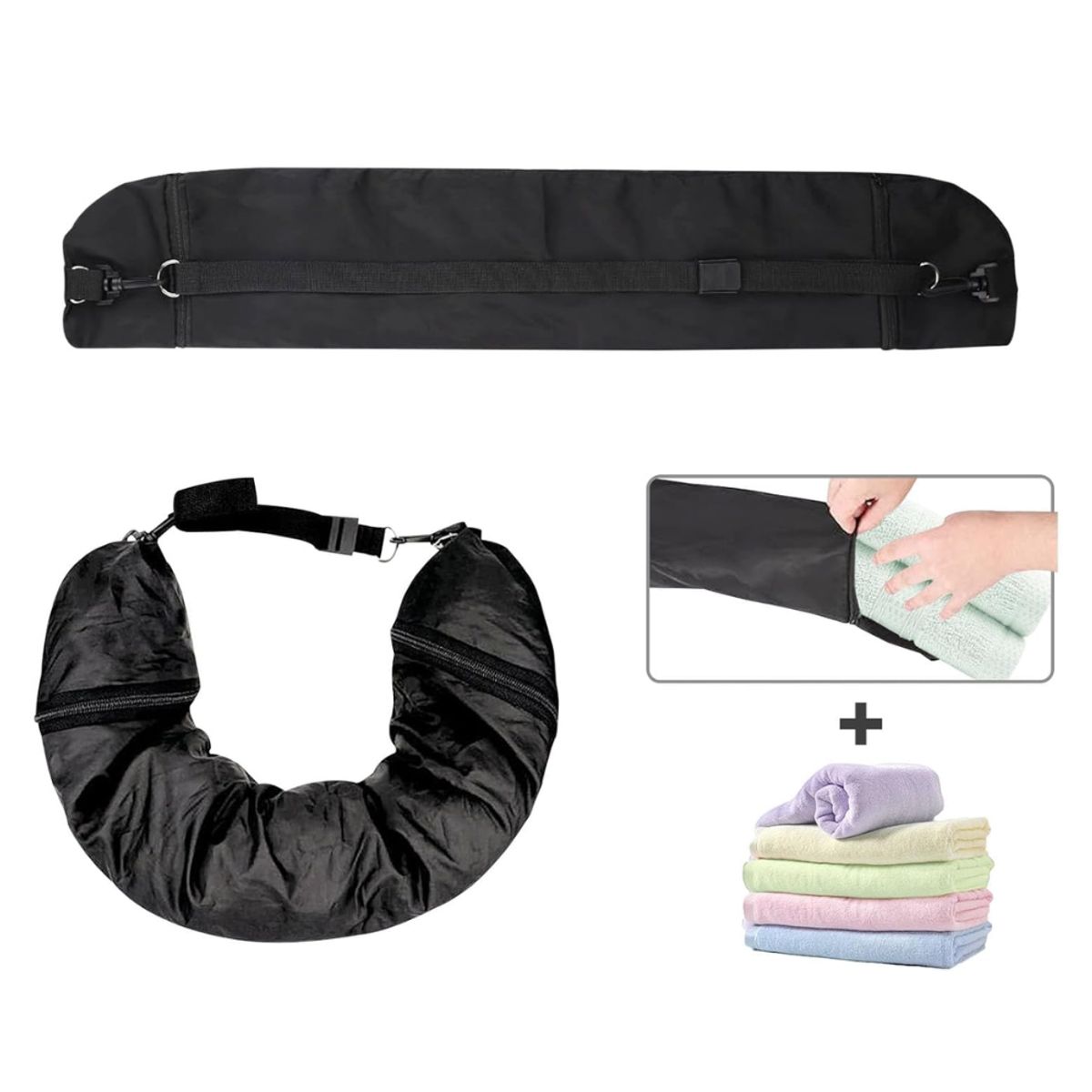 INSPIRA - Almohada Rellenable Multifuncional para Ropa de Viaje