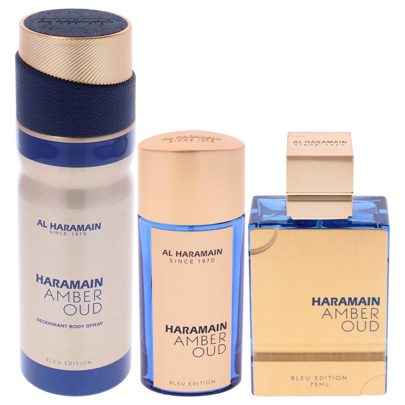 AL HARAMAIN - Amber Oud - Bleu Edition 3Pc Gift Set Al Haramain