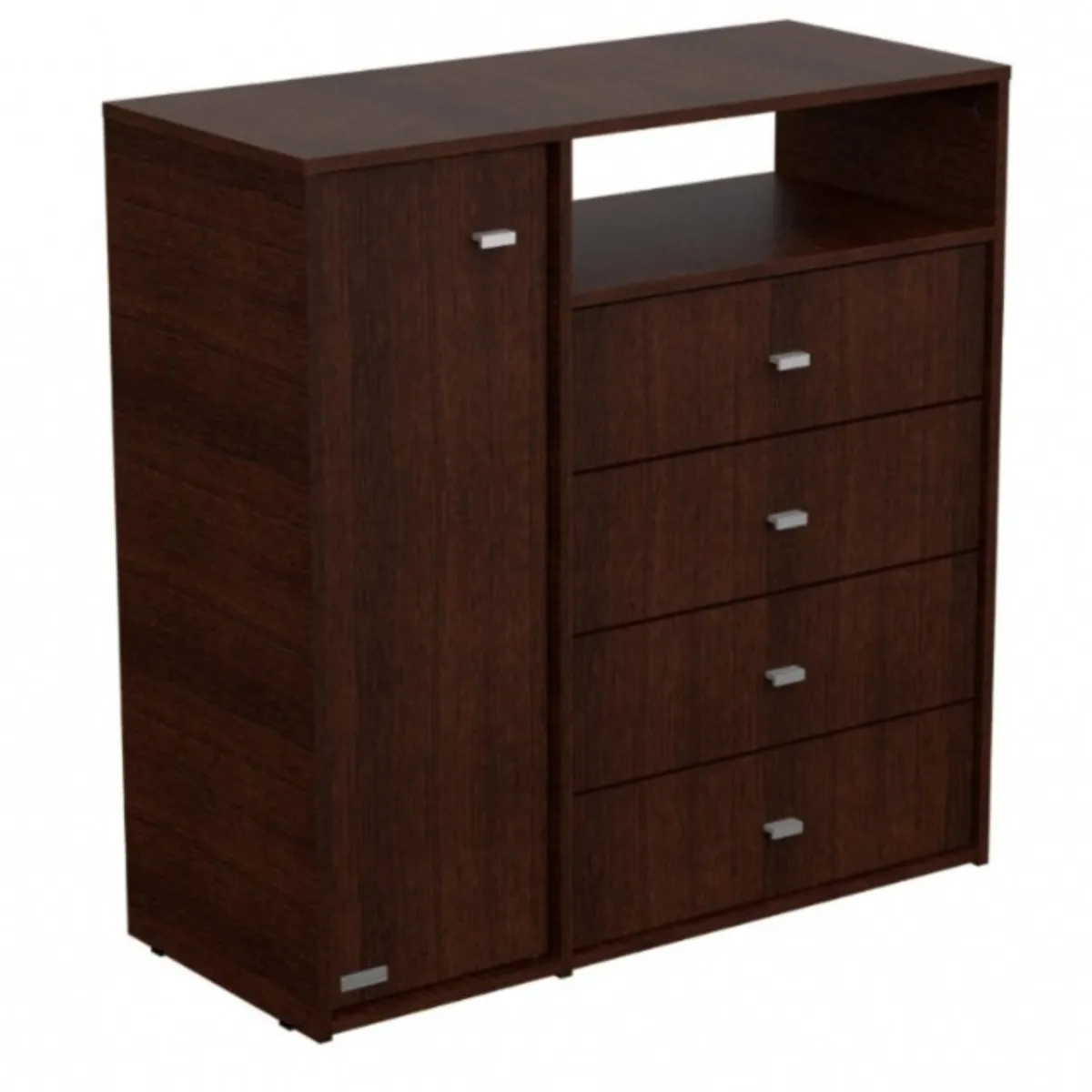 NACION MUEBLES - CÓMODA VINTAGE MARRÓN NM