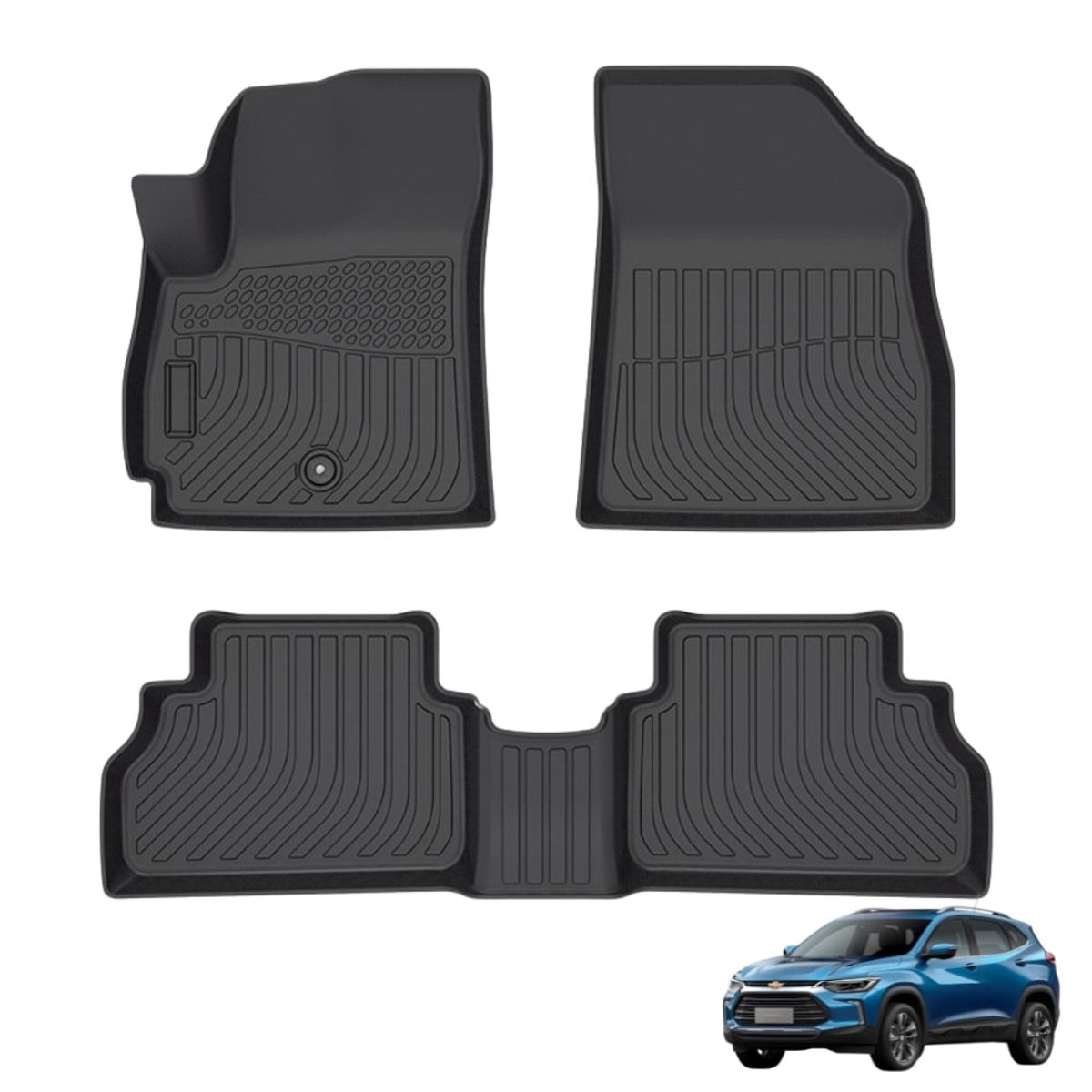 GENERICO - PROTECTOR  PISO 5D TPE CHEVROLET TRACKER 2019-2024
