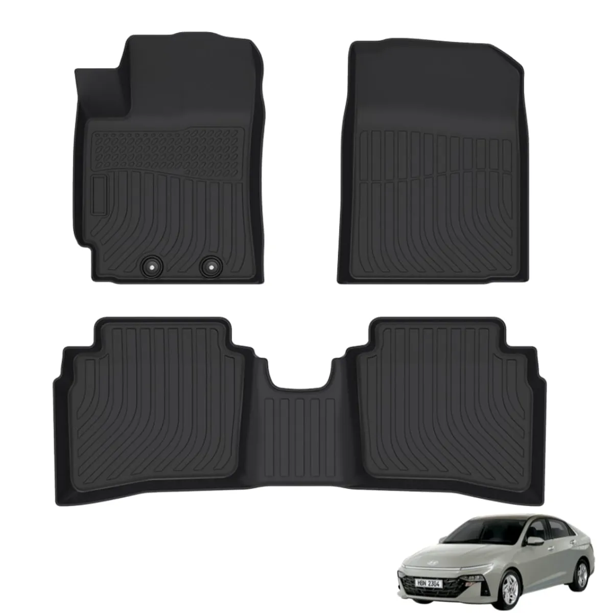 GENERICO - PROTECTOR  PISO 5D TPE  HYUNDAI ACCENT 2024