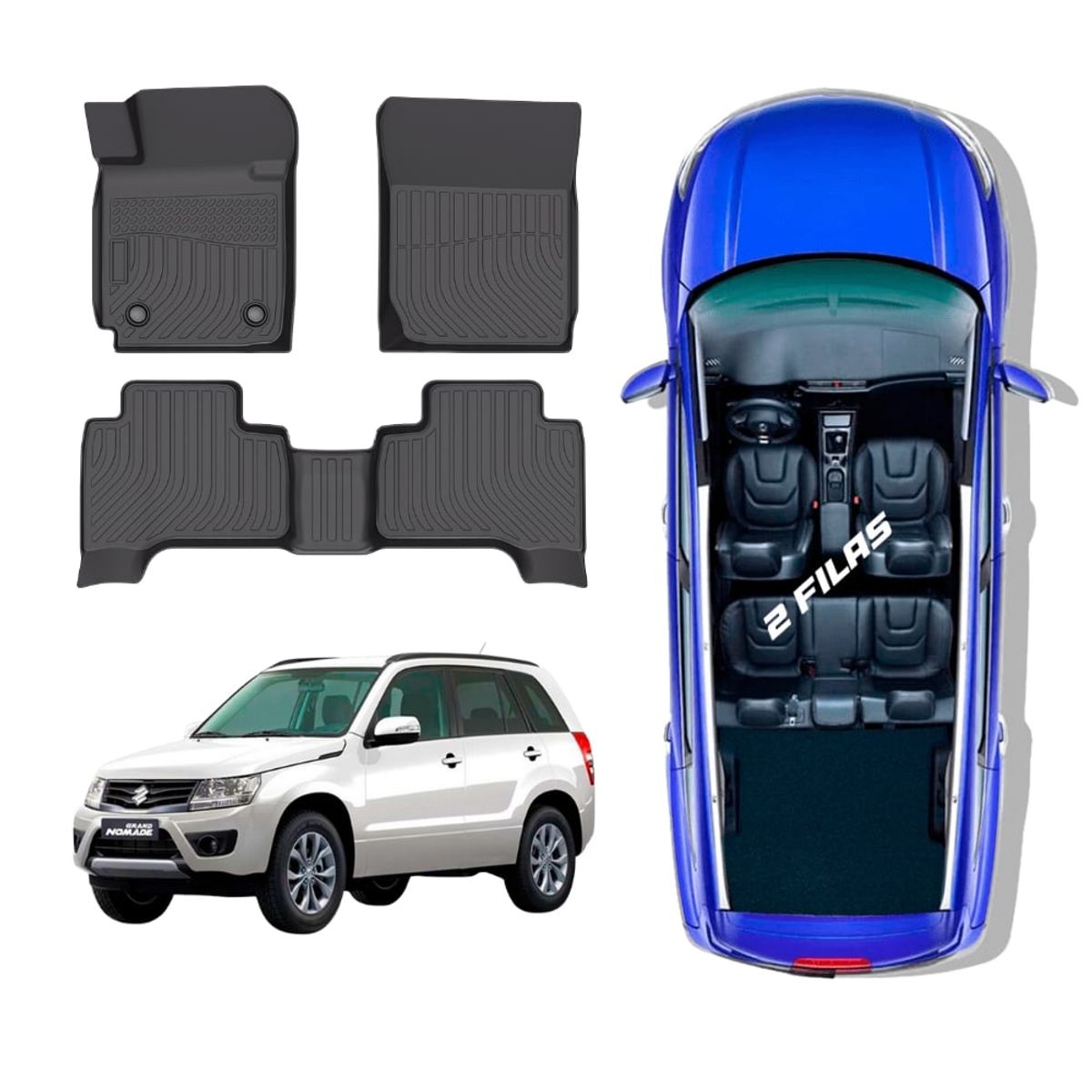 GENERICO - PROTECTOR  PISO 5D TPE SUZUKI GRAN NOMADE 2006-2019
