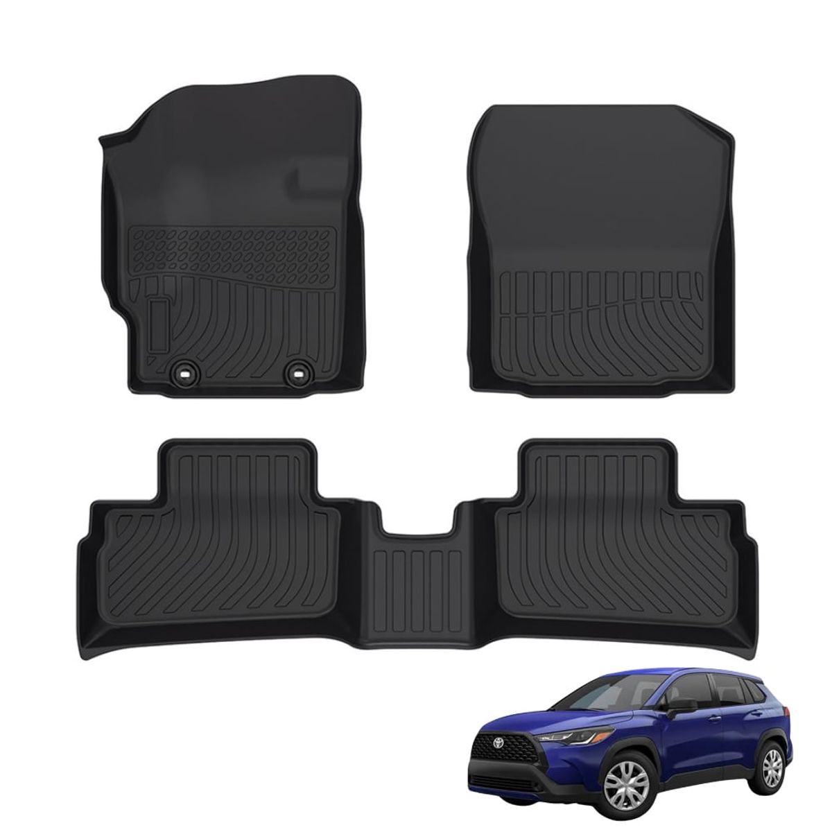 GENERICO - PROTECTOR  PISO 5D TPE TOYOTA YARIS CROSS 2023+