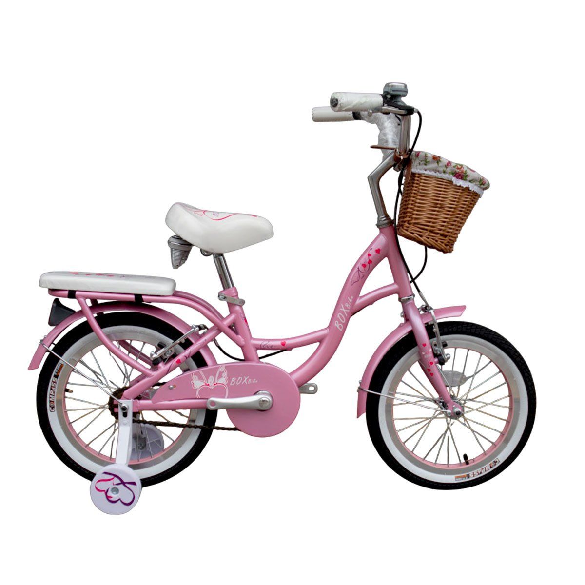 BOX BIKE - Bicicleta Box Vintage Aro 16 - Rosa
