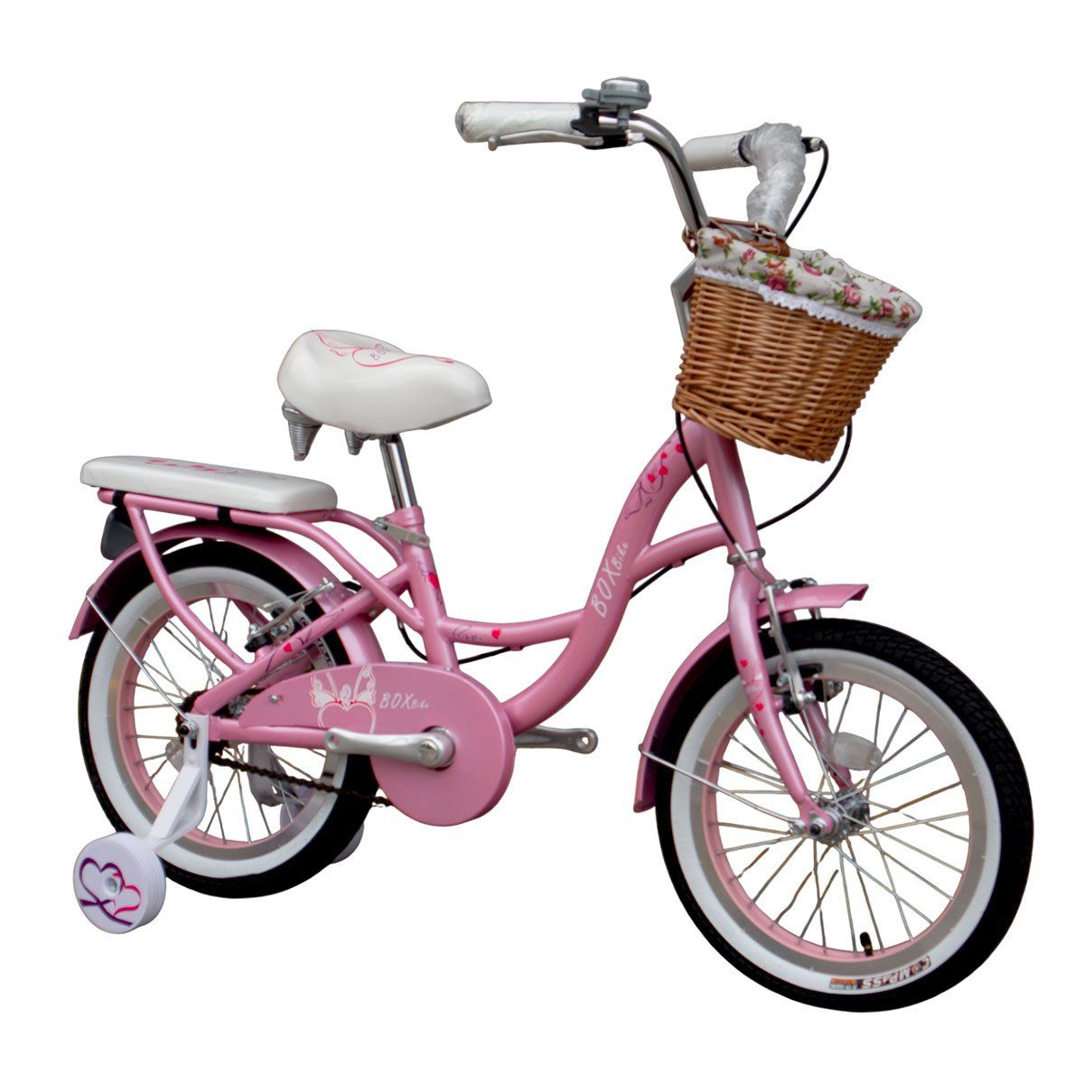 BOX BIKE - Bicicleta Box Vintage Aro 16 - Rosa