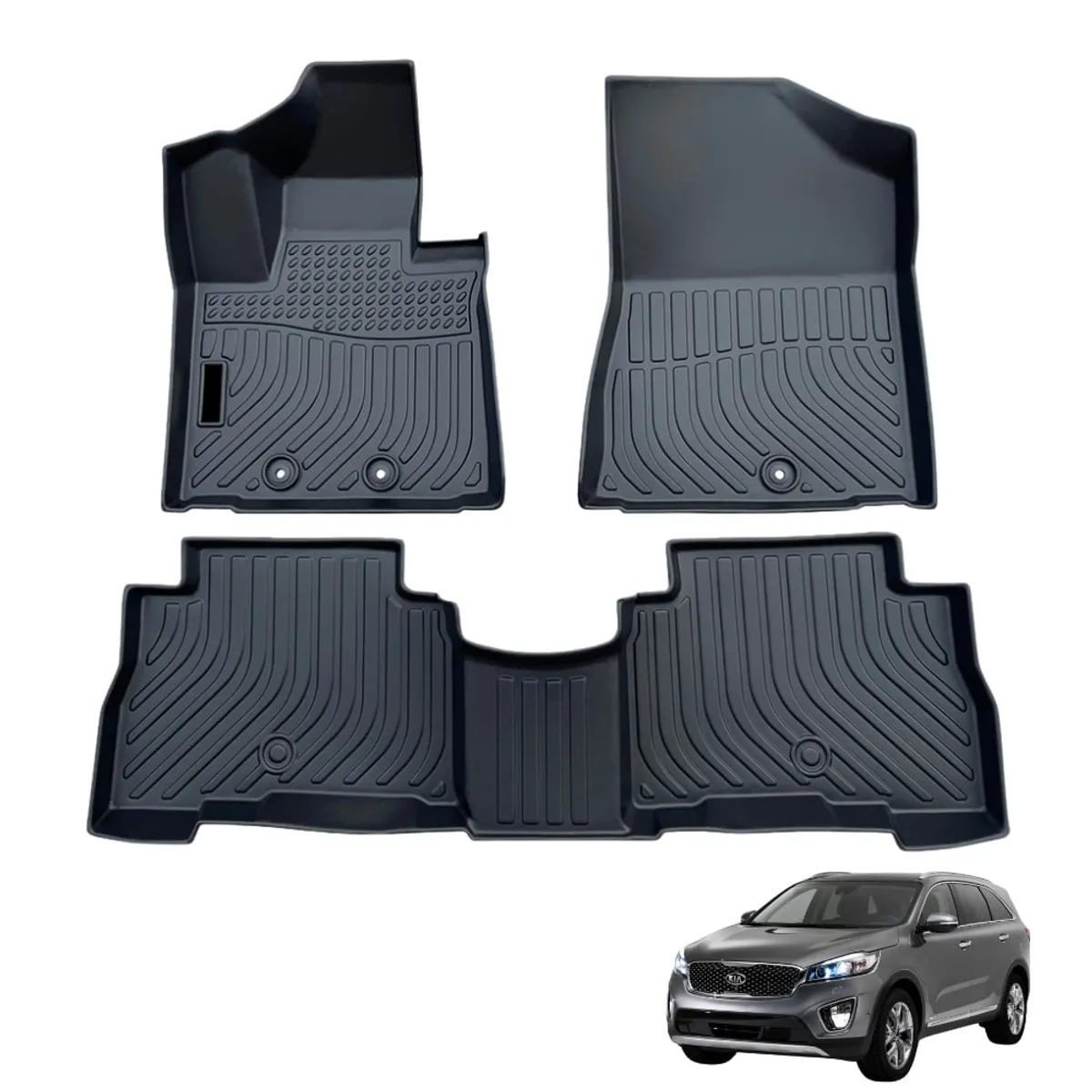 GENERICO - PROTECTOR  PISO 5D TPE KIA SORENTO 2011-2015