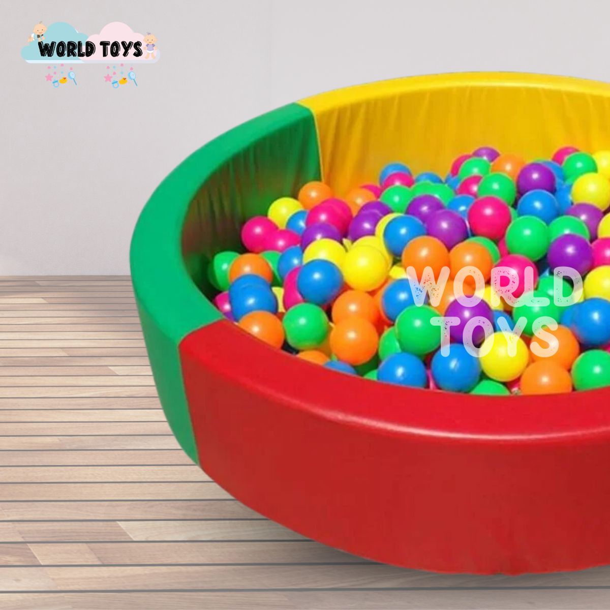 BABY KINGDOM - Piscina Didáctica «POOLIE PLUS» con Pelotas Incluida Red