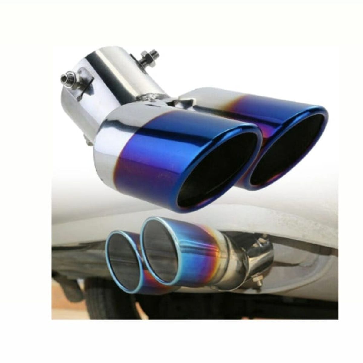 GENERICO - tubo de escape de coche Tubo de acero inoxidable