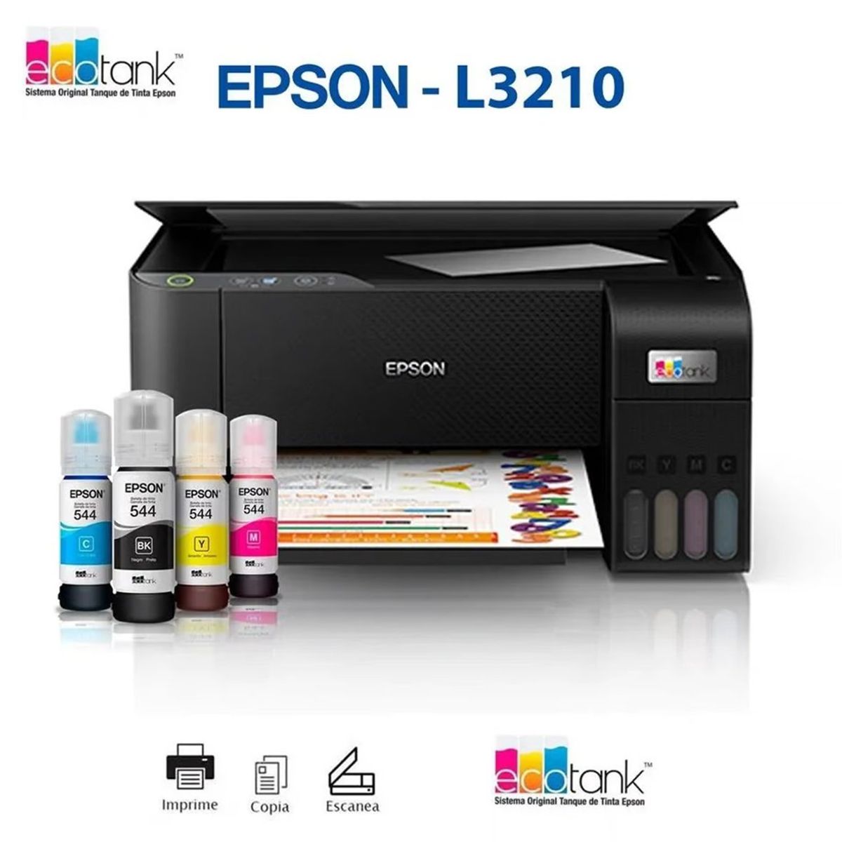 EPSON - IMPRESORA MULTIFUNCIONAL EPSON ECOTANK L3210 C11CJ68301