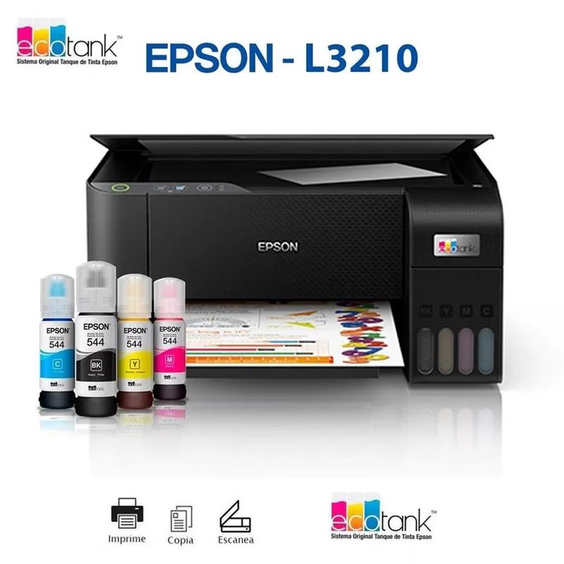 EPSON - IMPRESORA MULTIFUNCIONAL EPSON ECOTANK L3210 C11CJ68301