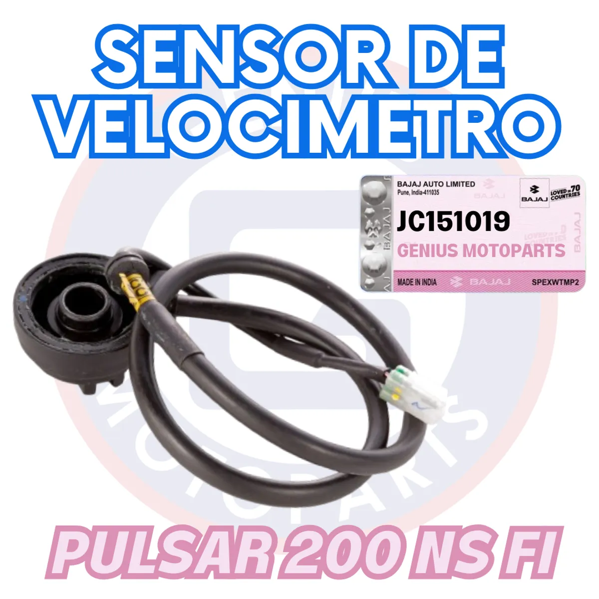 BAJAJ - SENSOR DE VELOCIMETRO PULSAR 200 NS FI