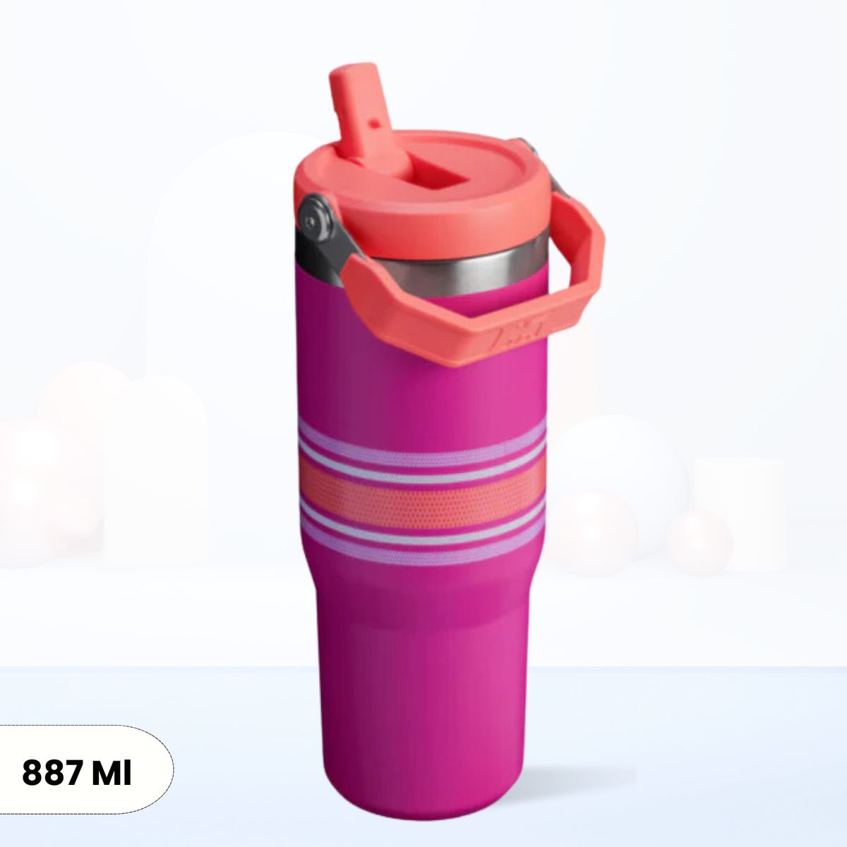 STANLEY - Flip Straw Tumbler Fuchsia Mesh Stanley 887ml