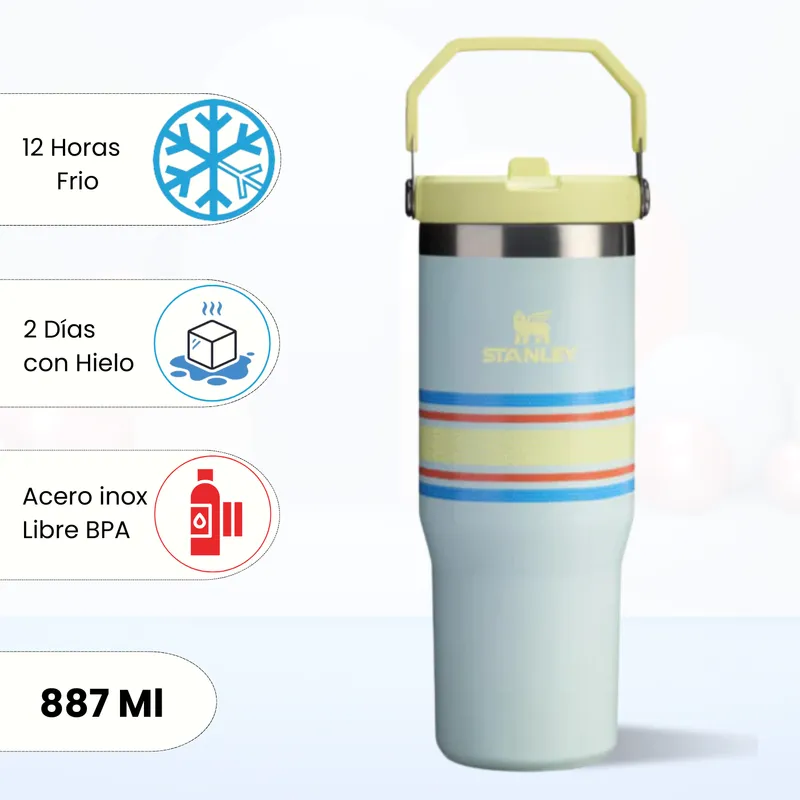 STANLEY - Flip Straw Tumbler Mist Stripe Mesh Stanley 887ml