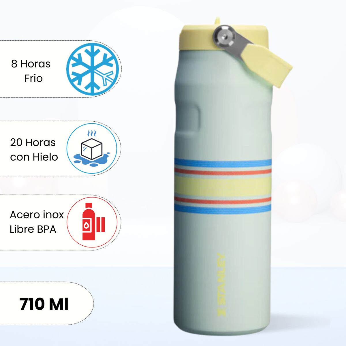 STANLEY - Tomatodo Termica Flip Straw Lid Mist Mesh Stanley 710 Ml