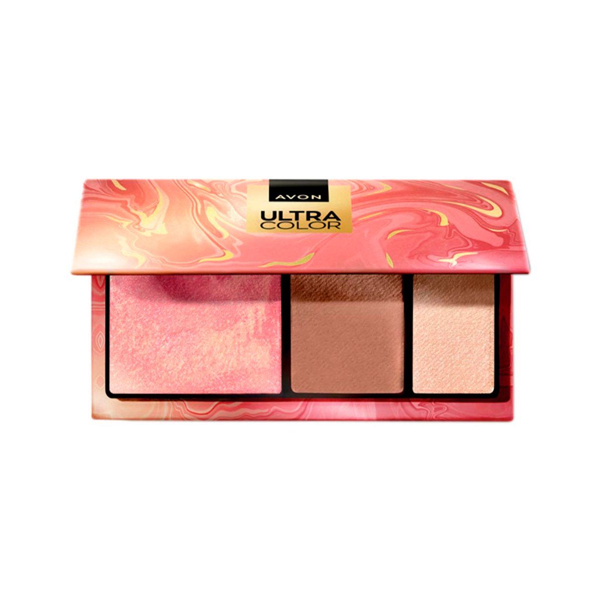 AVON - Ultra Color Paleta Facial 3 En 1 Rubor / Efecto Bronceado / Iluminador