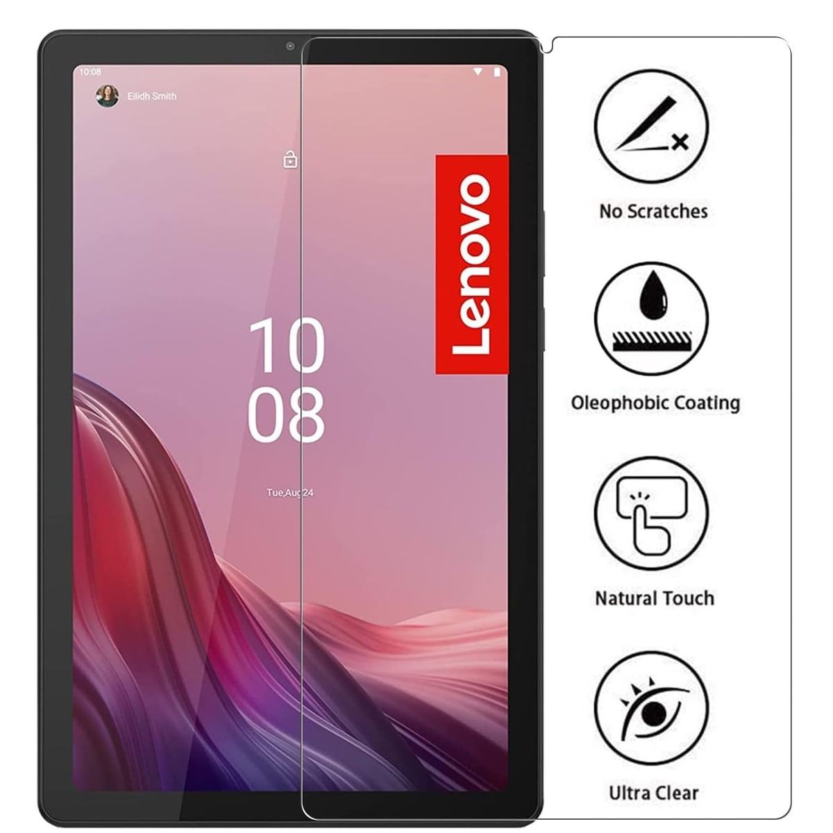 GENERICO - Mica de Vidrio Templado Lamina 9H para Lenovo Tab M9 9 TB-310FU-XU