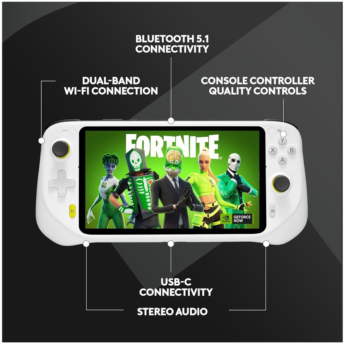 LOGITECH - Logitech G Cloud Gaming Handheld 64GB Pantalla 7 Pulgadas