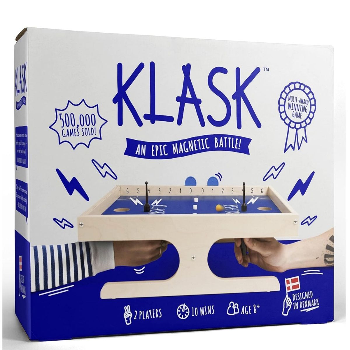 GENERICO - Juego de batalla magnética Klask para fiestas