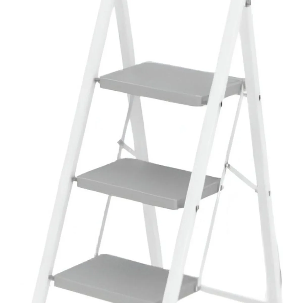 GENERICO - Escalera plegable 3 peldaños soporta150 Kg C&A