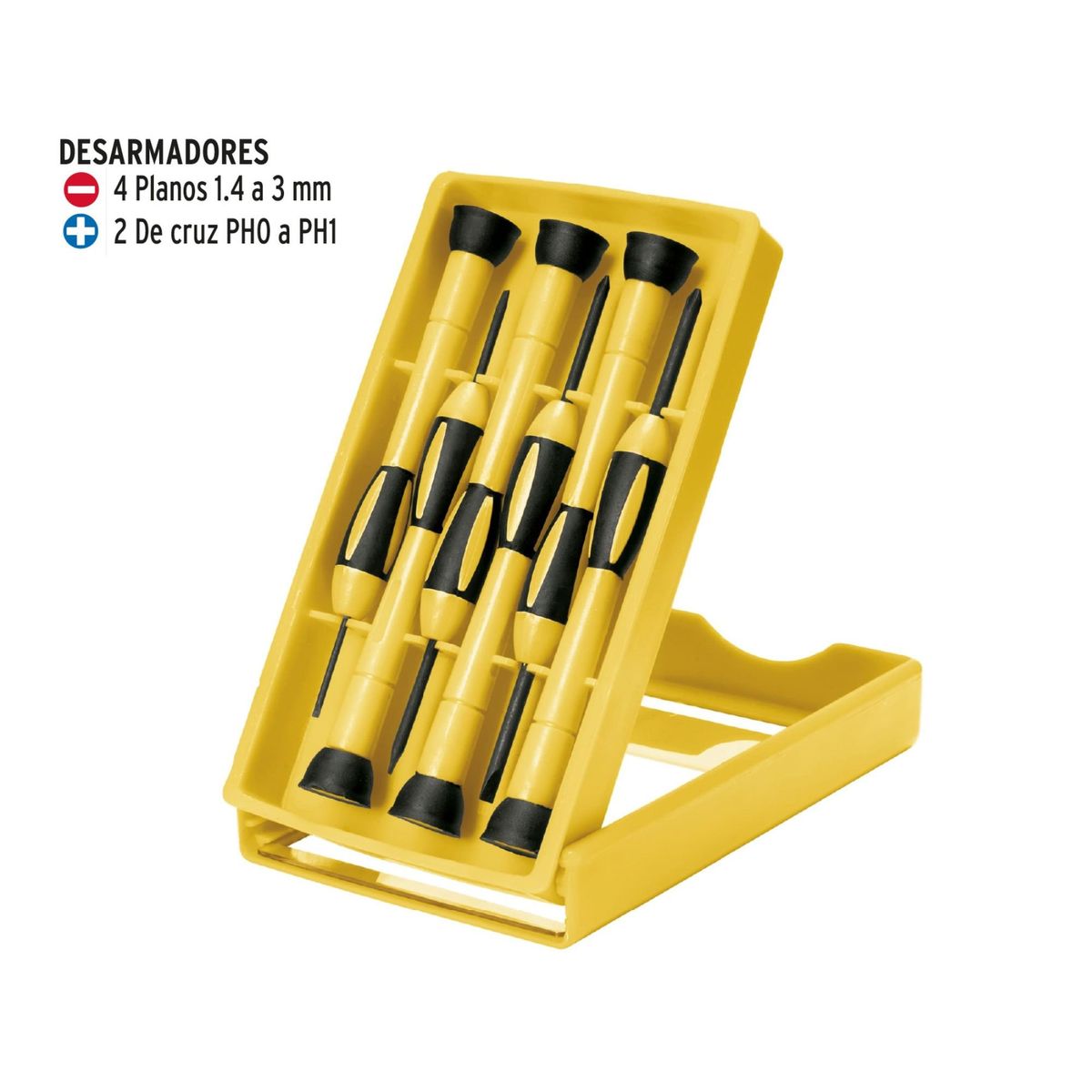 PRETUL - Desarmadores perilleros joyeros de precisión, 6 unidades Pretul