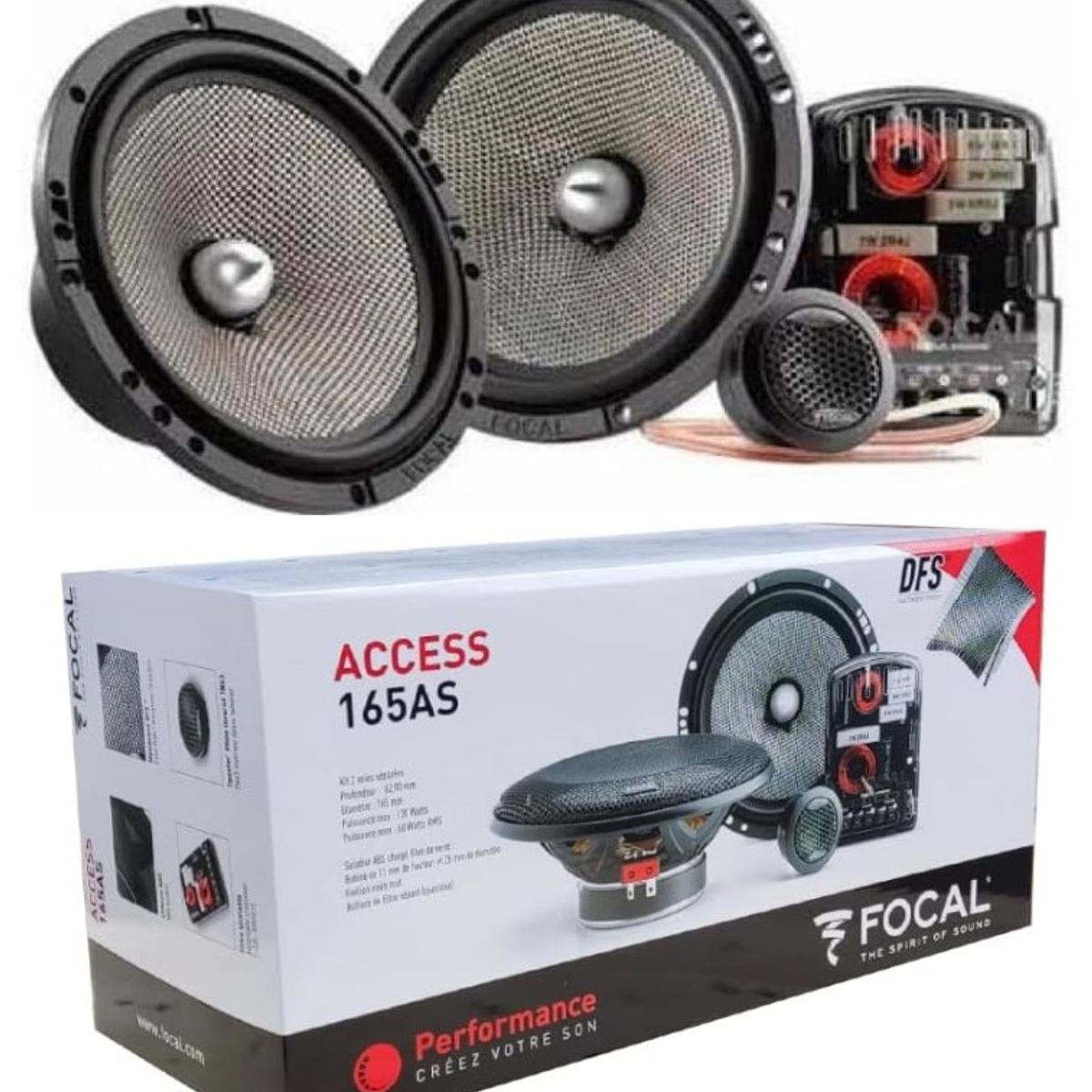 JET - Set De Componente Focal Acces Pro 65Pulg