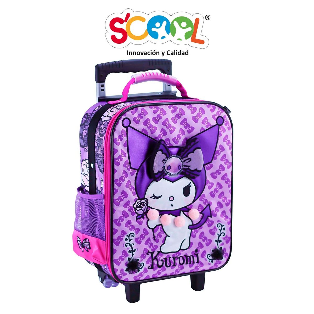 SCOOL - Set KUROMI Maleta-Lonchera-Cartuchera marca Scool