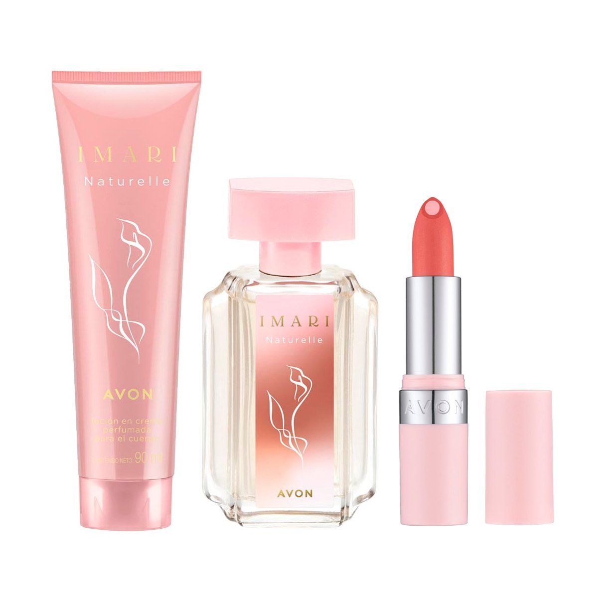 AVON - Imari Naturelle Perfume con Locion Perfumada y Labial