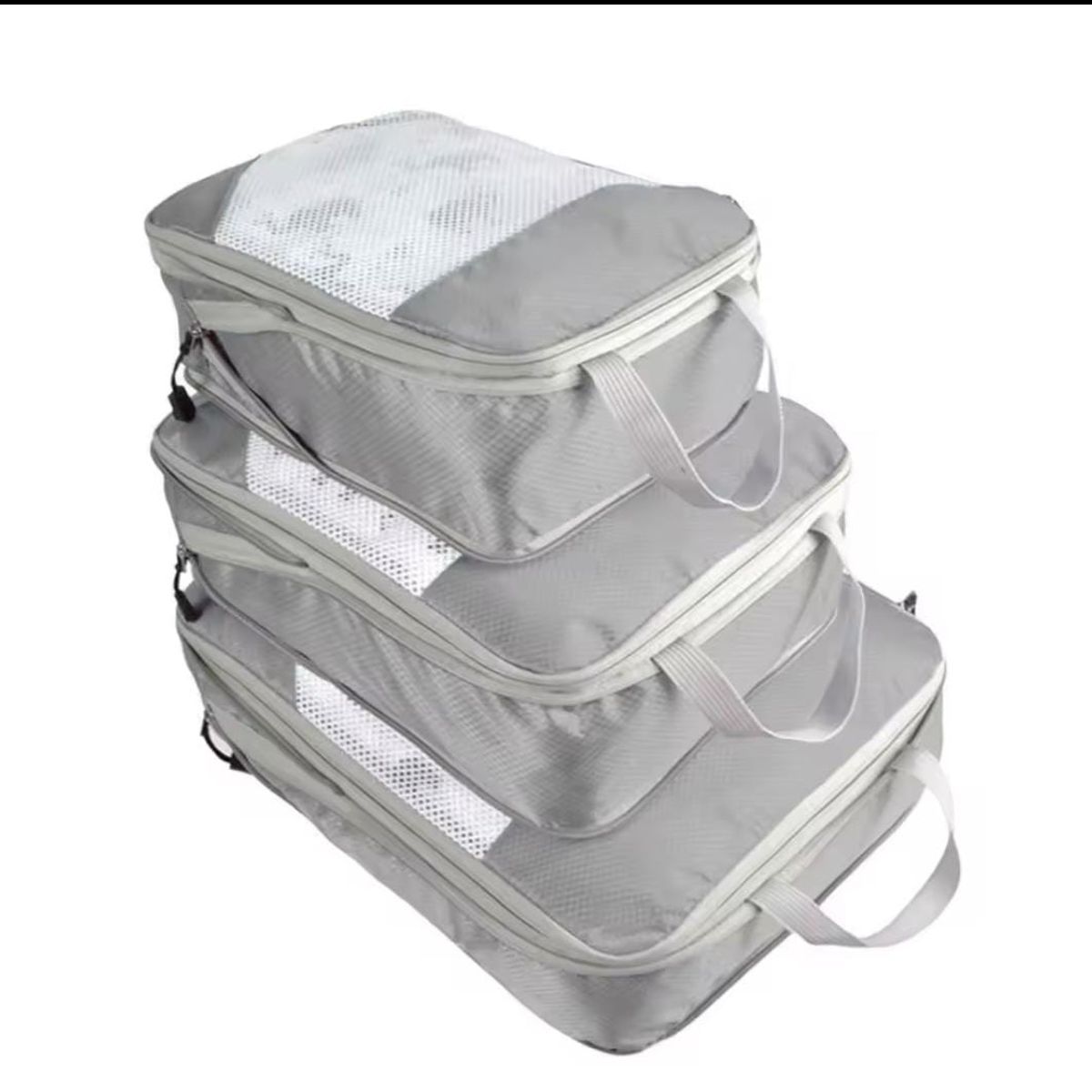 GENERICO - ORGANIZADOR DE MALETA CON CIERRE COMPRESOR - SET 5 PIEZAS