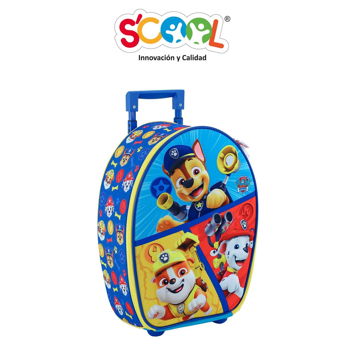 SCOOL - Set PAW PATROL Ranger Maleta-Lonchera-Cartuchera Scool.-
