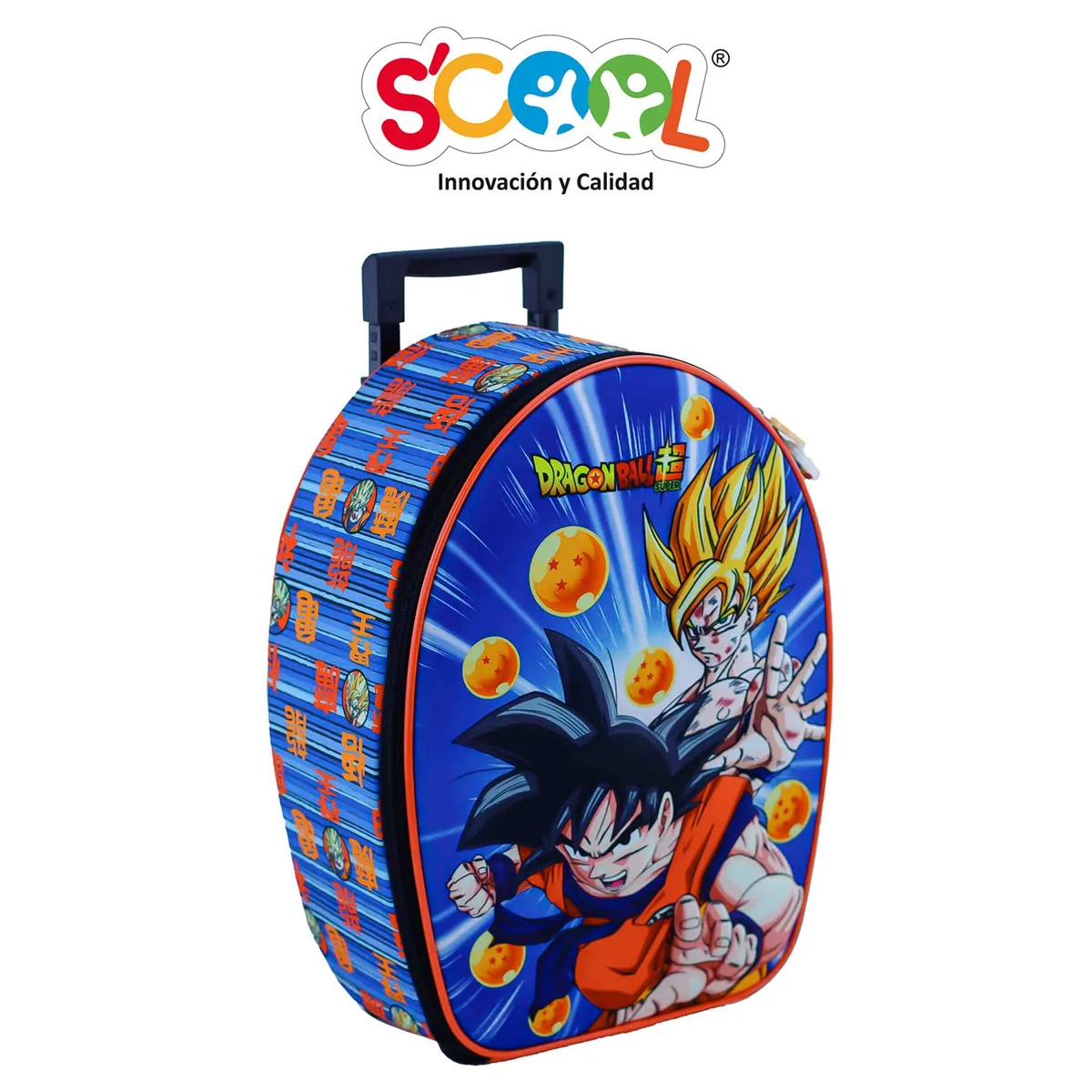 SCOOL - Set DRAGON BALL Ranger Maleta-Lonchera-Cartuchera Scool