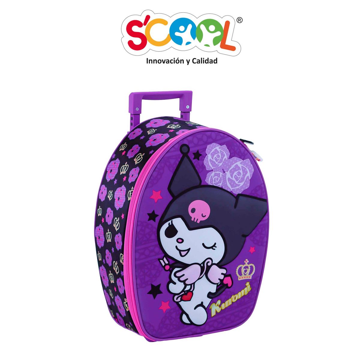 SCOOL - Set KUROMI Ranger Maleta-Lonchera-Cartuchera Scool