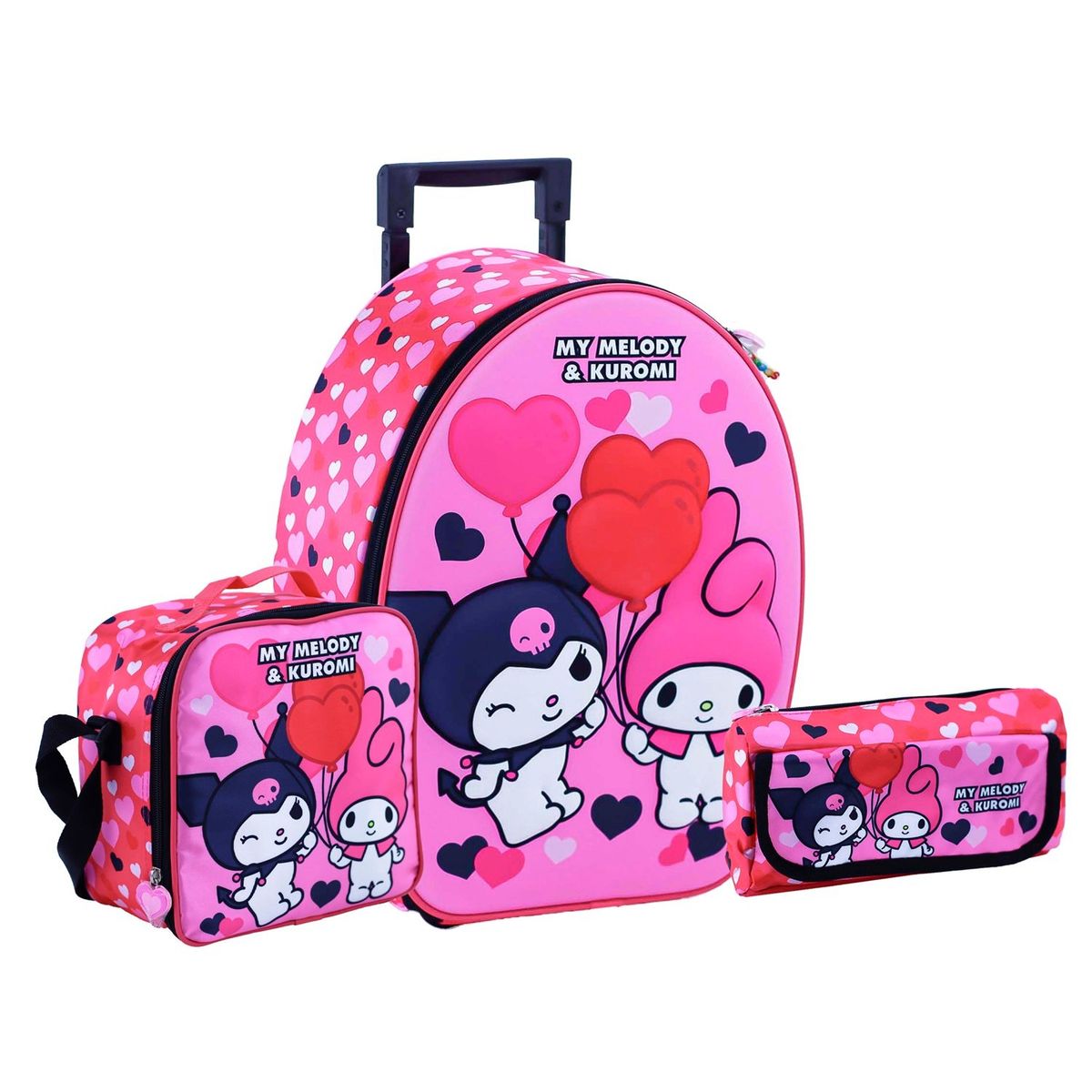 SCOOL - Set H KITTY & FRIENDS Ranger Maleta-Lonchera-Cartuchera