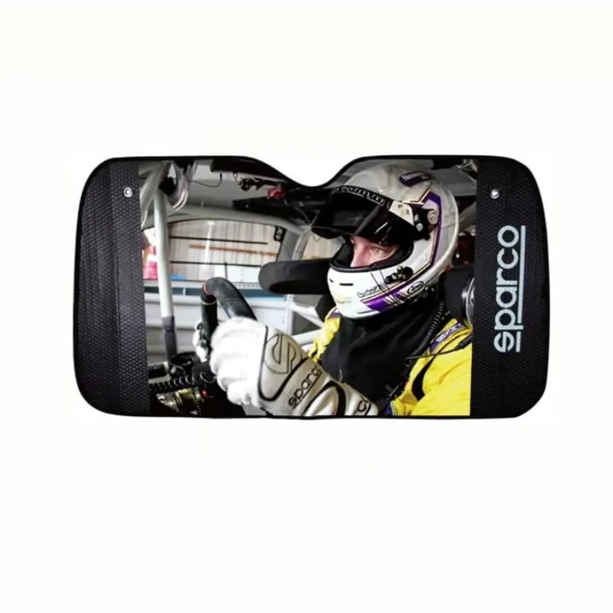 GENERICO - Tapa Sol Sparco Piloto Matte  (140cm) Matt Film